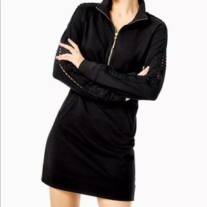 Lilly Pulitzer black dress size small skipper pullover